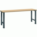 ÉTABLIS NOIR NCS S 9000-N 2000X700X840 CAPACITÉ 360KG - LISTA