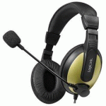 LOT DE 6 - CASQUE AUDIO HIGH QUALITY, AVEC COUSSINET, NOIR/OR