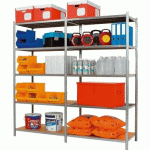 RAYONNAGE POLYVALENT EPSILINE - ELÉMENT DÉPART - L.1 M - PROF.70 CM - MANUTAN COLLECTIVITÉS