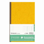 REGISTRE STANDARD ÉCHÉANCIER 2 COLONNES EXACOMPTA 7660E, 19,5 X 32 CM 72 PAGES