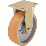 ROUL. FIXE D=125X50MM F=550KG BGE POL YURETHANE - MANUTAN COLLECTIVITÉS