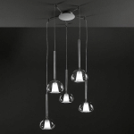 SFORZIN SUSPENSION DESIGN À 5 LAMPES BEBA