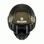 SHARK HELMETS - SHARK CASQUE MOTO JET STREET DRAK CROWER - NOIR ET KAKI - M = 57-58 CM - NOIR