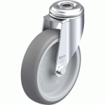 BLICKLE - ROULETTE PIVOTANTE Ø 125MM BANDAGE CAOUTCHOUC TPE 120KG - LKRA-TPA 126G
