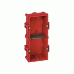 BOÎTE D’ENCASTREMENT BATIBOX POUR MAÇONNERIE IP20 EN PLASTIQUE 2 POSTES OU 4 À 5 MODULES - LEGRAND - 080142