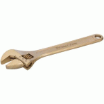 CLÉ À MOLETTE À ÉCROU CENTRAL ANTIDÉFLAGRANTE 46MM 375MM - BAHCO