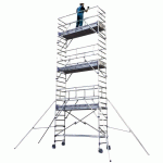 ECHAFAUDAGE ROULANT ALUMINIUM TOTEM 2 LINE 250 3.85M-5.85M TUBESCA