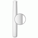 FÛT DE COLONNE 112020 PROFHOME COLONNE ÉLEMENT DÉCORATIVE STYLE NÉO-CLASSICISME BLANC - BLANC