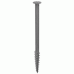 VIS DE FONDATION POUR SOLS FERMES ET REMBLAIS SPIRAL® - ACIER GALVANISÉ - LONGUEUR 1200 MM COBRA