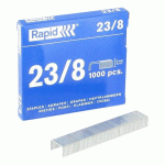 AGRAFE RAPID 23/8 FORTE GALVANISÉE - BOÎTE DE 1000