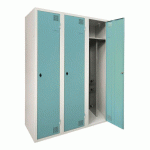 ARMOIRE SÉCHANTE IS 3 COLONNES À MORAILLON VERT CLAIR - MANUTAN COLLECTIVITÉS