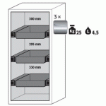 ARMOIRE SÉCURITÉ S-PEGASUS-90 S90.129.060.WDAC GRIS CLAIR - ASECOS