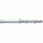 CHEVILLES LONGUES NYLON UNIVERSELLE COLLERETTE CLÉ DE 19MM ZINGUÉ X10 - 16X160 G&B FISSAGGI
