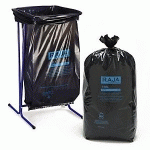 PACK SUPPORT + 400 SACS POUBELLE 110 L RAJA