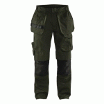 PANTALON DE TRAVAIL SERVICES STRETCH AVEC POCHES FLOTTANTES TAILLE 48L - BLAKLADER