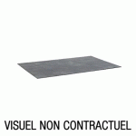 PLATEAU DE TABLE COMPACT DARK BÉTON 68 X 68 CM