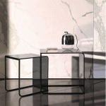 PRANDINA GONG T1 LAMPE À POSER MIROIR MÉTALLISÉE