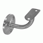 SUPPORT MURAL INOX 304 BROSSÉ POUR TUBE 42,4 MM – FIXATION INVISIBLE DESIGN PRODUCTION