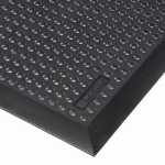 TAPIS ANTIFATIGUE RÉSISTANT INDIVIDUEL NOIR 600X900X13MM - NOTRAX