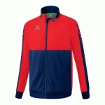 VESTE DE SURVÊTEMENT ENFANT - ERIMA - WORKER SIX WINGS NAVY/ROUGE