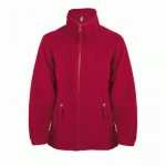 VESTE ENFANT MICROPOLAIRE ZIPPÉE EN POLYESTER ROUGE