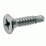 VIS À TÔLE - TÊTE FRAISÉE - FILETAGE TOTAL - 4,8X38 MM - 200 PIÈCES ACTON