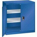 ARMOIRE BLEU SÉCU. 1000X500X1000 AVEC 2 RAYONS AMO. - LISTA