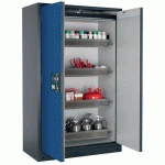 ARMOIRE SÉCURITÉ Q-PEGASUS-90 Q90.195.120.WDAC GRIS/BLEU - ASECOS