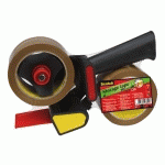 PACK DÉVIDOIR + 2 RUBANS ADHÉSIFS POLYPROPYLÈNE BRUN, STANDARD, 28 Μ BRUN SCOTCH, 50 MM X 66 M