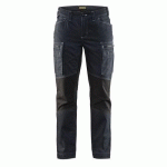 PANTALON DE TRAVAIL SERVICES STRETCH FEMME MARINE/NOIR TAILLE 48 - BLAKLADER