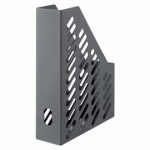 PORTE-REVUES KLASSIK, A4, PLASTIQUE, GRIS FONCÉ - LOT DE 10