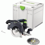 SCIE CIRCULAIRE À CAPOT BASCULANT SANS FIL HKC 55 EB-BASIC - MACHINE NUE FESTOOL