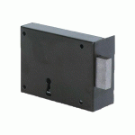 SERRURE PÊNE DORMANT NOIR 140MM DROITE - JPM - 104000-01-1Y