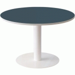 TABLE RONDE Ø 115 CM EASY OFFICE PLATEAU ANTHRACITE - PAPERFLOW