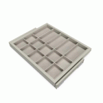 TIROIR ORGANISEUR AVEC COULISSES HACK - LARGEUR 600 MM - GRIS EMUCA