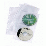 5282-19 - SACHET DE 5 POCHETTES CD/DVD COVER LIGHT S, POUR 4 CD'S, EN PP