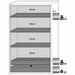 ARMOIRE SÉCURITÉ S-PHOENIX-90 S90.196.120.FDAS JAUNE - ASECOS