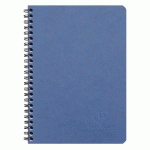 CARNET RELIURE INTÉGRALE À POCHETTES AGE BAG A5 120 PAGES DÉTACHABLES LIGNÉ - BLEU - LOT DE 5