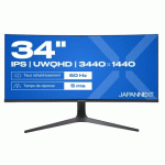 JAPANNEXT JN-IPS340UWQHD60C-C65W-HS ÉCRAN PLAT DE PC 86,4 CM (34