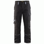 PANTALON RETARDANT-FLAMME NOIR/GRIS TAILLE 42L - BLAKLADER