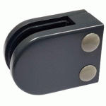 PINCES À VERRE CARRÉ 45X63 MM – SUPPORT PLAT – ZAMAK GRIS DESIGN PRODUCTION