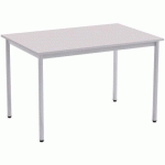 TABLE DE RESTAURANT COLLECTIF 120X80 GRIS CLAIR - PERFECTA