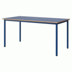 TABLE MALIBU 160X80 T6 4P STRA ALAISÉ BLEU U525/BLEU 5005 - MANUTAN EXPERT