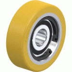 BLICKLE - GALET GUIDE Ø 40MM BANDAGE POLYURÉTHANE PU 60KG - FSTH 40X13/10-8K