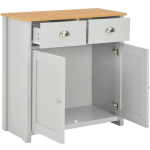 VIDAXL - BUFFET GRIS 79X35X81 CM