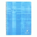 LOT DE 5 - CAHIER SPIRALE CLAIREFONTAINE METRIC A4+ 24 X 32 CM PETITS CARREAUX 100 PAGES