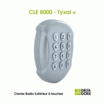 CLAVIER À TOUCHES EXTÉRIEUR RADIO - CLE 8000 TYXAL+ DELTA DORE 6413255