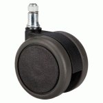 LOT DE 5 ROULETTES AUTO-FREINÉES 65 MM SPÉCIALES SOLS DURS