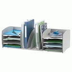 ORGANISEUR DE BUREAU EVOLUTION L DE PAPERFLOW - GRIS - 79,5 X 24,5 X 34 CM