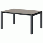 TABLE MALIBU 120X80 T3 SOUDÉ ST ANTIB GRIS U727/NO GRIS 7016